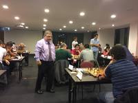 Francisco Carapinha na Figueira da Foz (Portugal), no torneio onde obteve a sua primeira norma FIDE